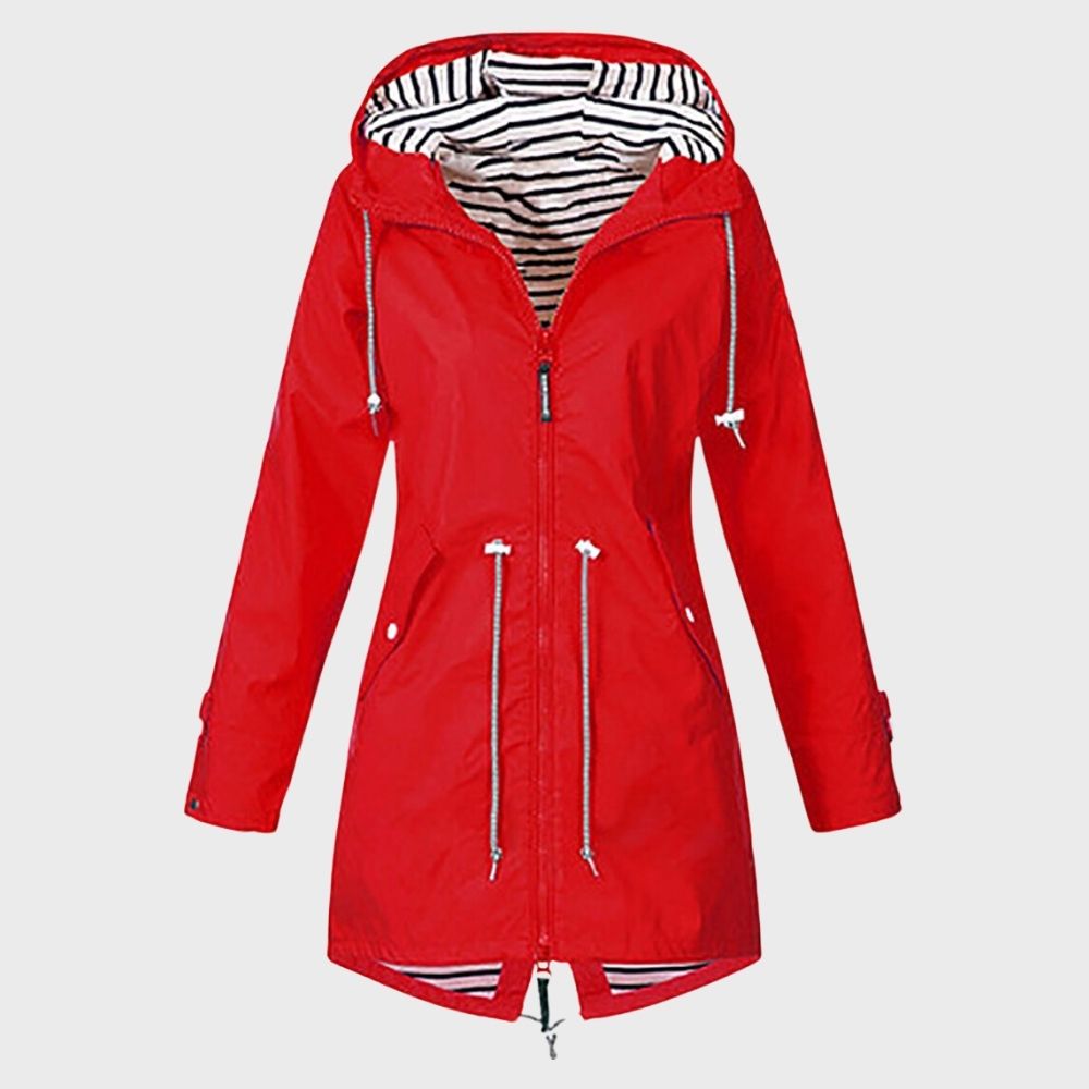 Trendige Lange Regenjacke für Damen - Carina