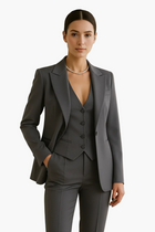 Damen Business-Anzug 3-teilig – Elegante Jacke, Weste & Hose für Büro- und formelle Anlässe