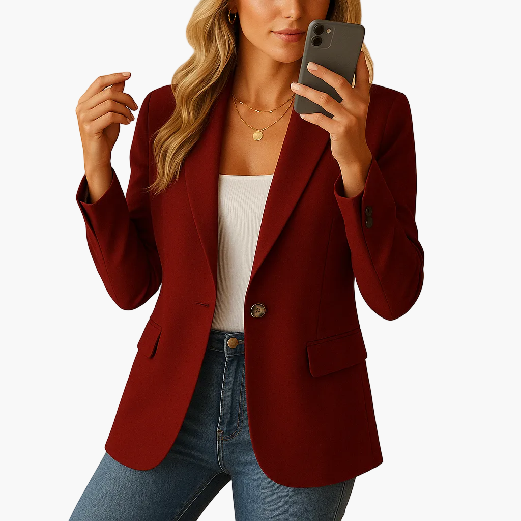 Damen Arbeitsjacke – Modern, Figurbetont, Vielseitig für Büro &amp; Freizeit