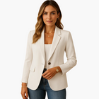 Damen Arbeitsjacke – Modern, Figurbetont, Vielseitig für Büro & Freizeit