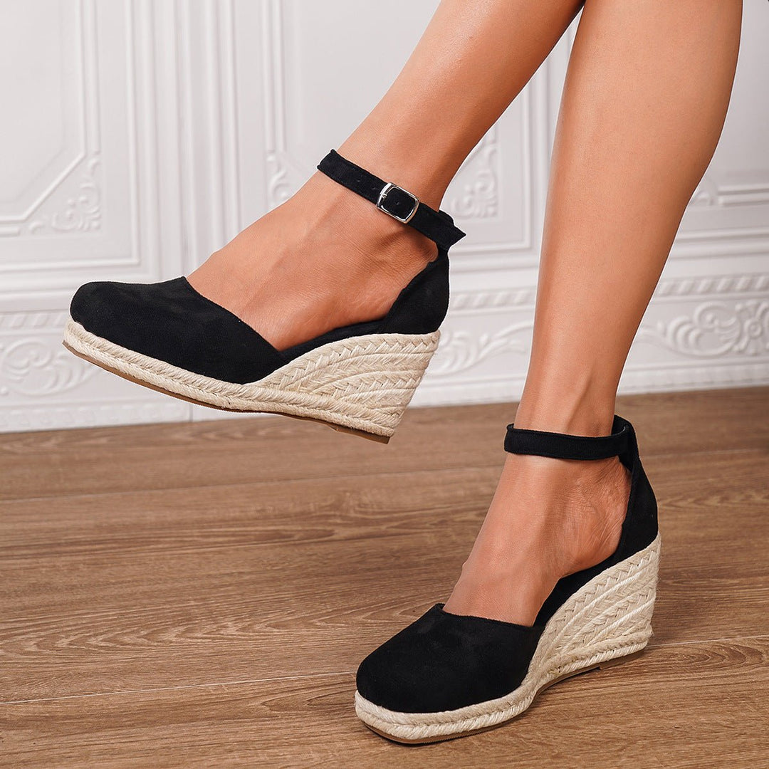 Anna | Women’s Casual Wedge Sandals with Ankle Strap