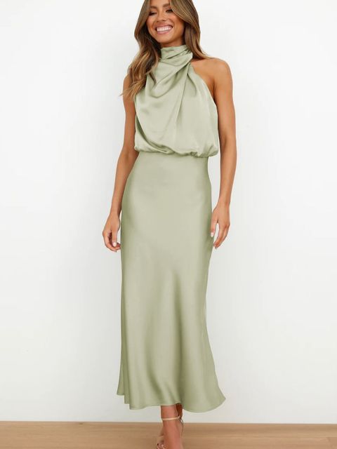Damen Off-Shoulder Maxi Cocktailkleid – Bodycon Abendkleid für Galafeste