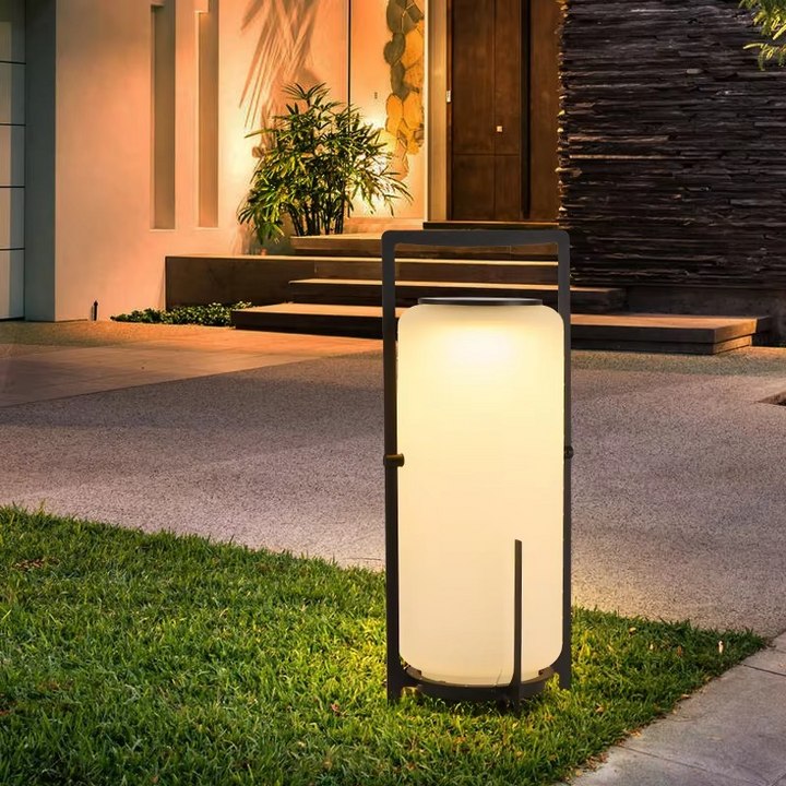 Solar Garden Lantern Cylinder | LED E27 | IP65 | Garden &amp; Terrace