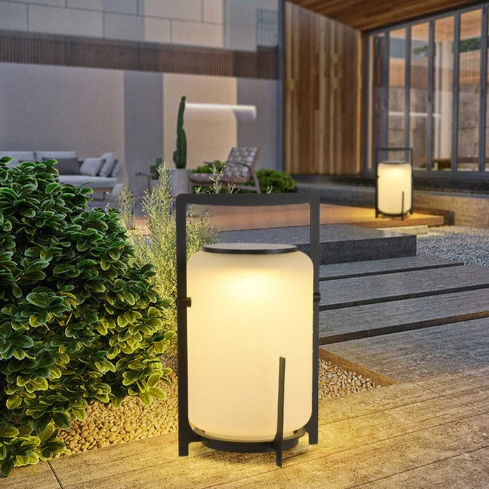 Solar Garden Lantern Cylinder | LED E27 | IP65 | Garden &amp; Terrace