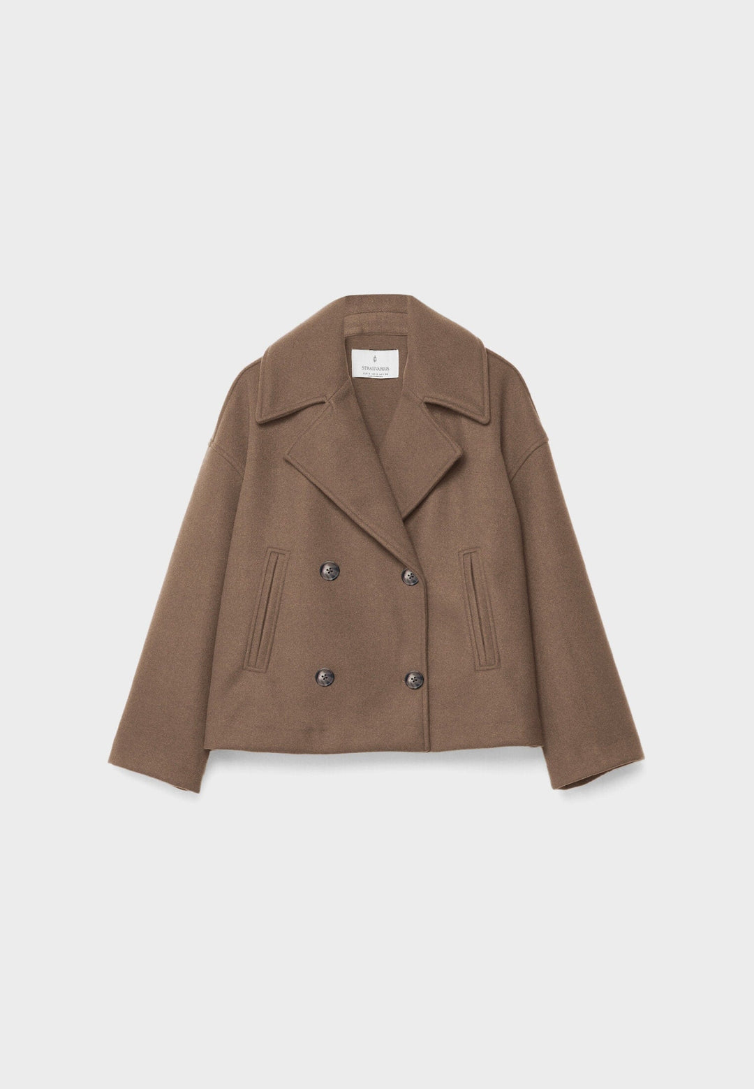 Mantel Damen - Kurzer Doppelt-gefütterter Mantel