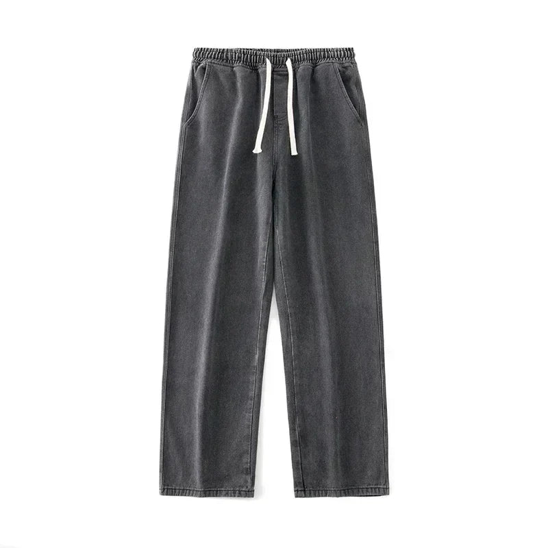 Jeans Herren - Weite Beinform Lockere Koreanische Jeans