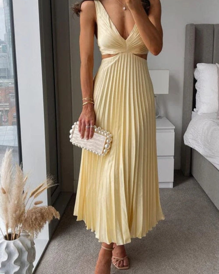 Elegant Midi Dress for Women | Wedding Guest Dress