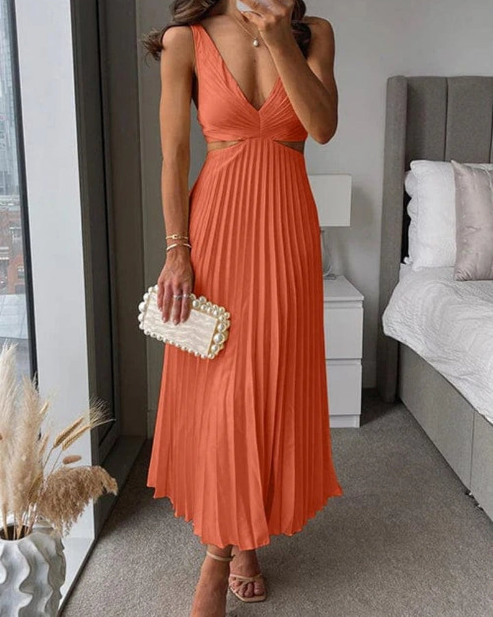 Elegant Midi Dress for Women | Wedding Guest Dress