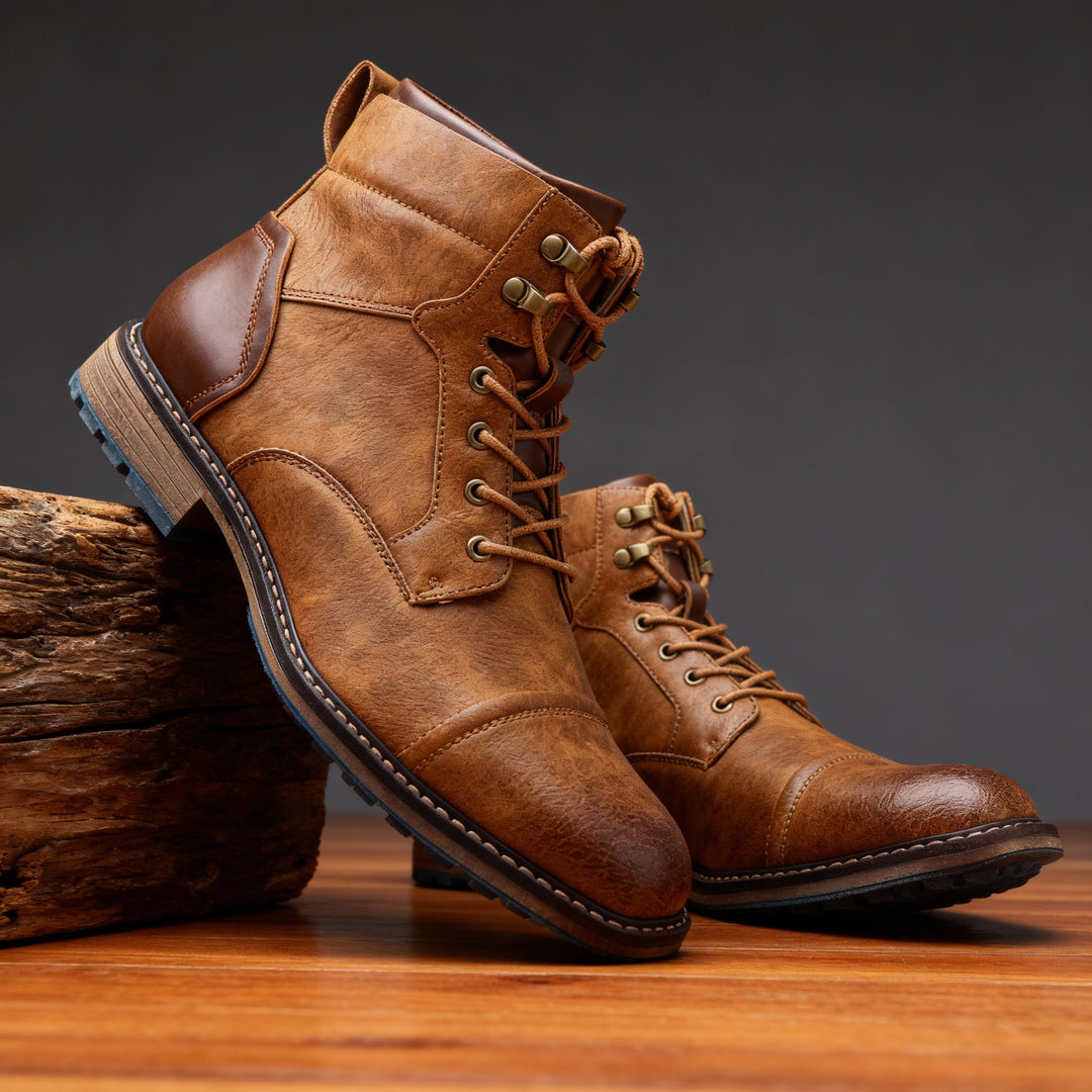 Aldric | Bottines à lacets pour hommes avec bout renforcé