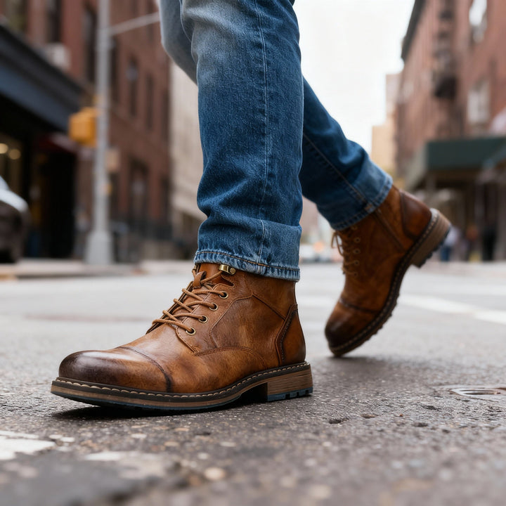 Aldric | Bottines à lacets pour hommes avec bout renforcé