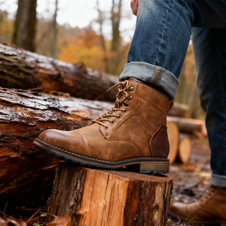 Aldric | Bottines à lacets pour hommes avec bout renforcé