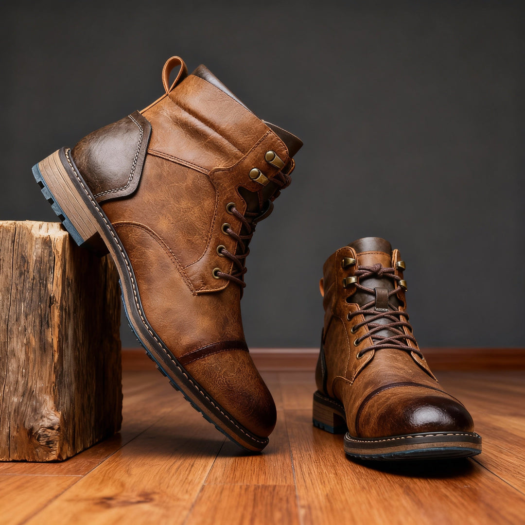Aldric | Bottines à lacets pour hommes avec bout renforcé
