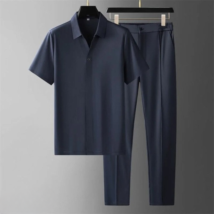 Luxe Set zweiteilig Polo und Hose Sommer Übergangszeit Herren - Grayson