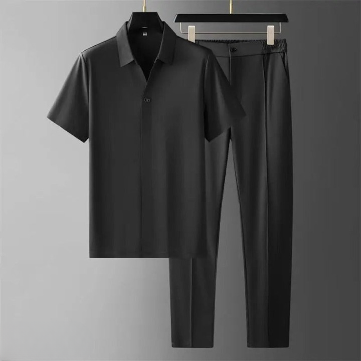 Luxe Set zweiteilig Polo und Hose Sommer Übergangszeit Herren - Grayson