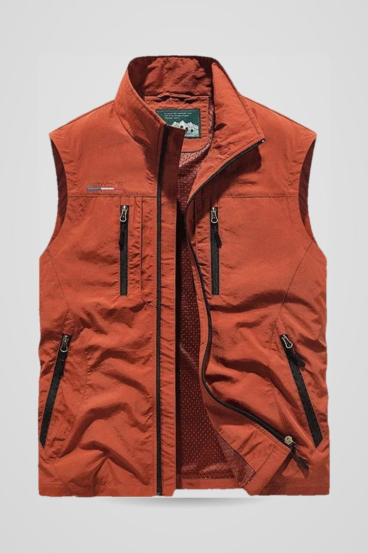Lachlan | Herren Zip-Front Übergroßes Gepolstertes Gilet für den Alltag
