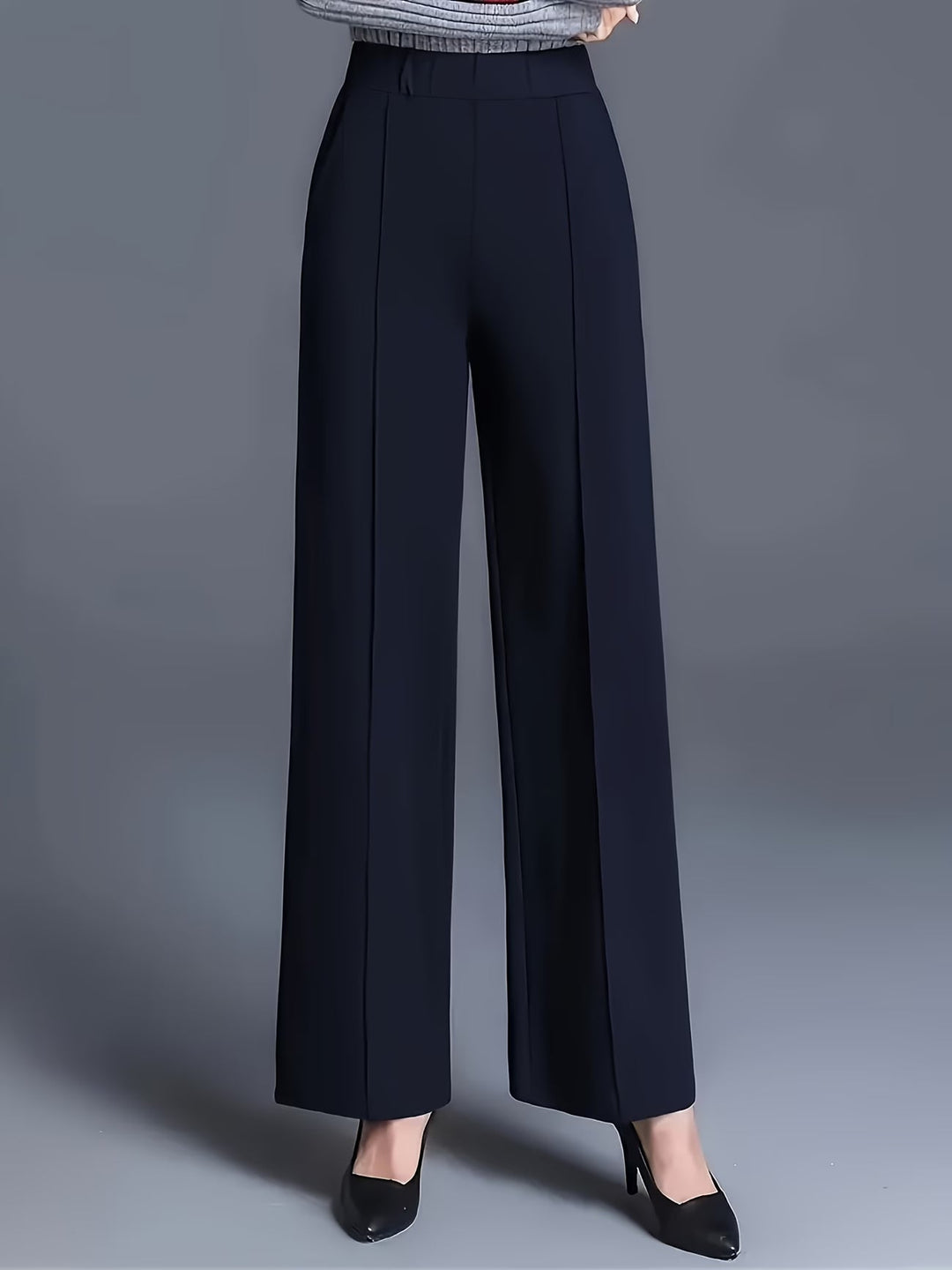 Eviana | Elegante Hochtaillierte Hose mit Schrägtaschen