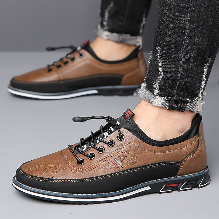 Lennox | Herren Schnürschuhe Cognac Casual Oxford Leder Herren