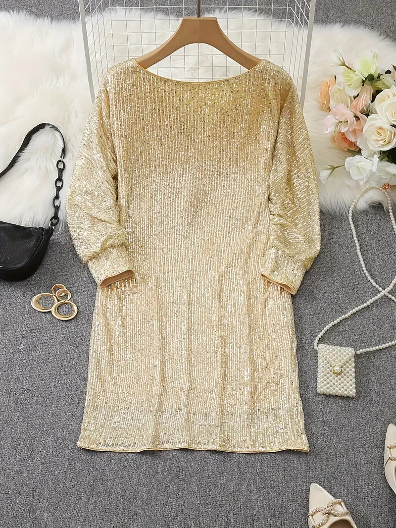 Damen Cocktailkleid | Pailletten
