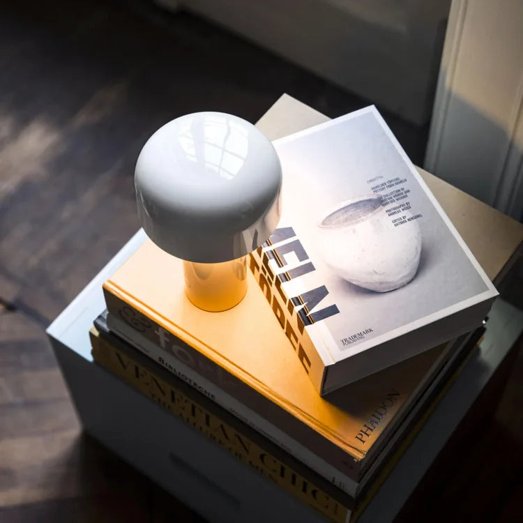 LED Table Lamp | Wireless &amp; Rechargeable | Mushroom Ambient Light