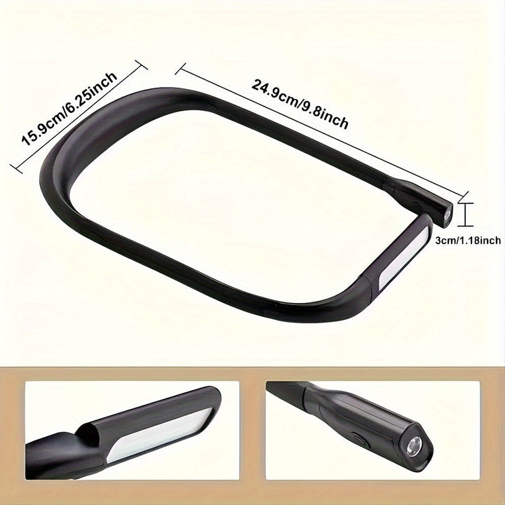 WILD BRIGHT Neck Reading Lamp – Dimmable LED Light with 3 Colour Modes &amp; USB Rechargeable Battery