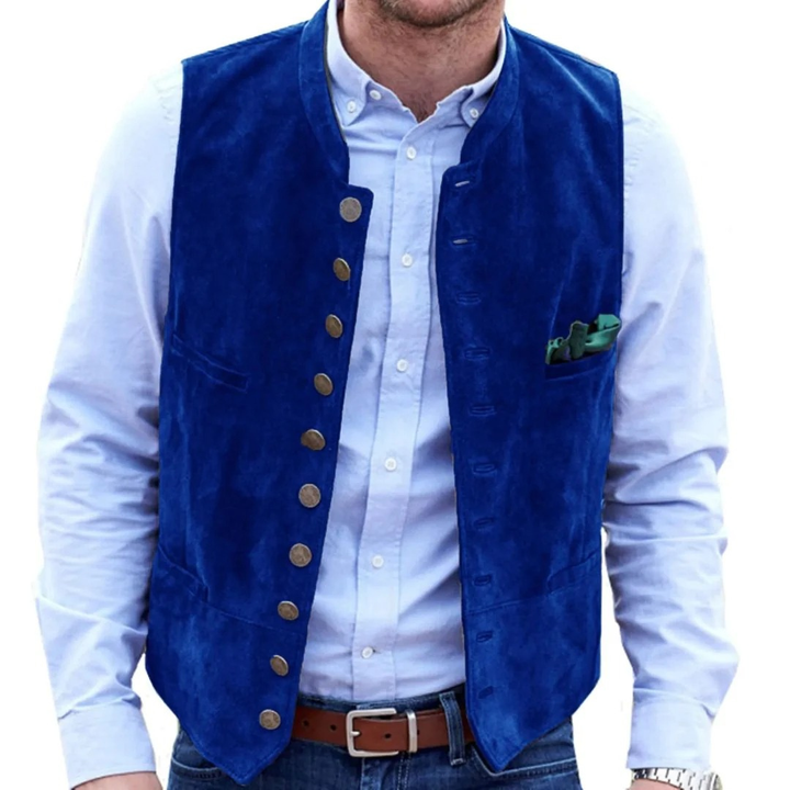 Burkhard | Herren Trachtenweste Lederweste Tracht