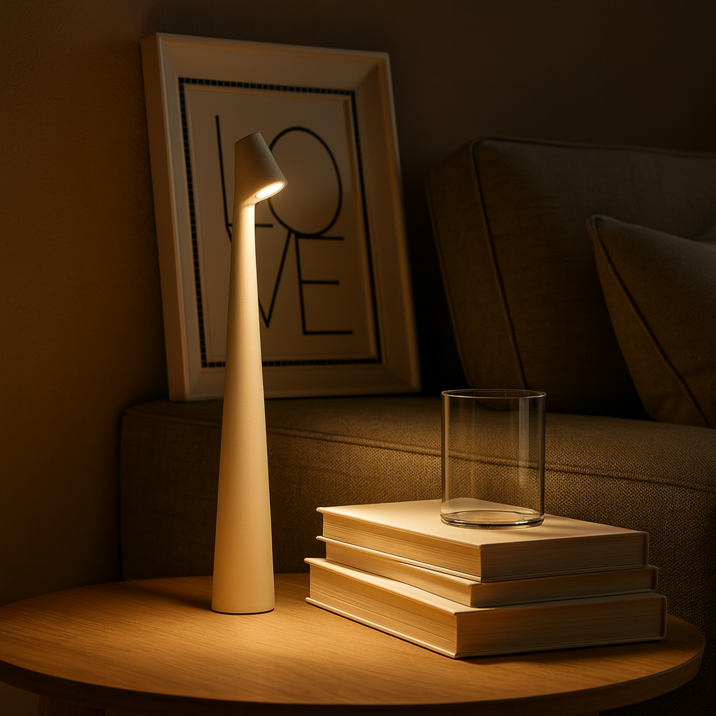 Table Lamp | Wireless &amp; Dimmable | Battery Operated | Living Room &amp; Bedroom