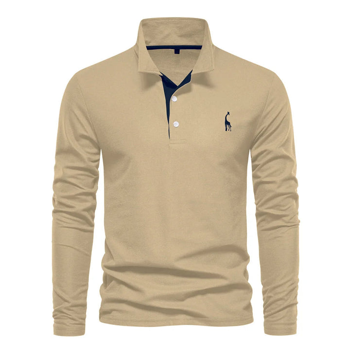 Polo-Shirt Herren Knop-Hals Casual