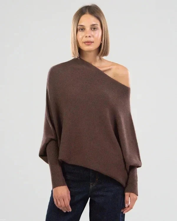 Céline - Pull Drapé Asymétrique