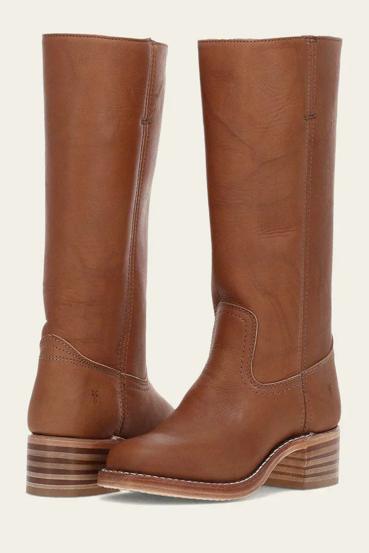 Damen Lederstiefel – Exklusiv, Luxus, Hochwertiges Leder, Lässig für Zuhause und Draußen