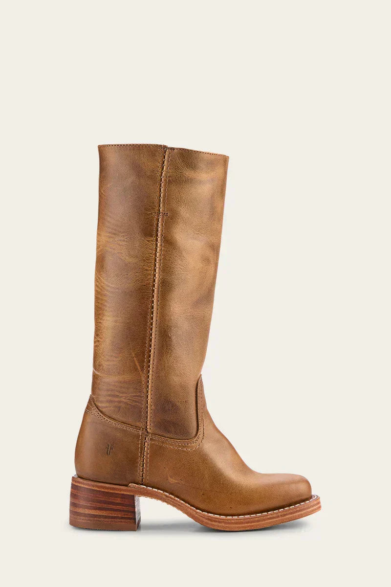 Damen Lederstiefel – Exklusiv, Luxus, Hochwertiges Leder, Lässig für Zuhause und Draußen