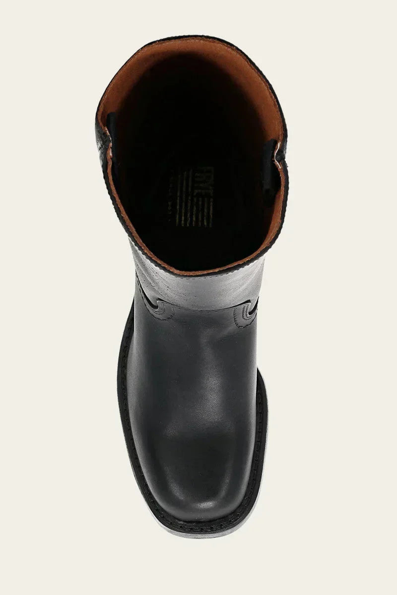Damen Lederstiefel – Exklusiv, Luxus, Hochwertiges Leder, Lässig für Zuhause und Draußen