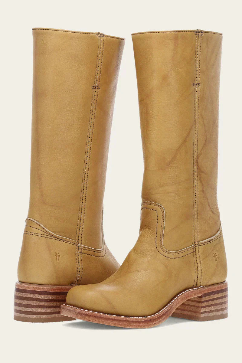 Damen Lederstiefel – Exklusiv, Luxus, Hochwertiges Leder, Lässig für Zuhause und Draußen