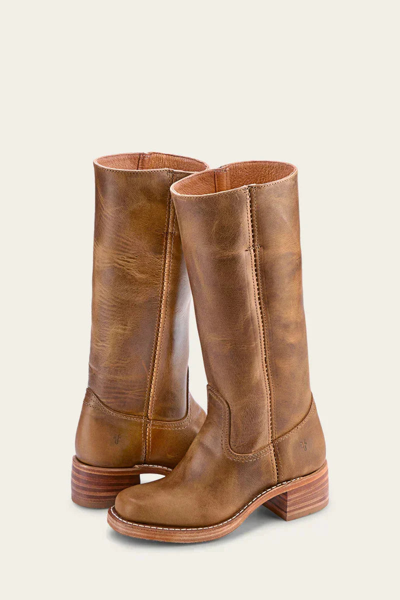 Damen Lederstiefel – Exklusiv, Luxus, Hochwertiges Leder, Lässig für Zuhause und Draußen