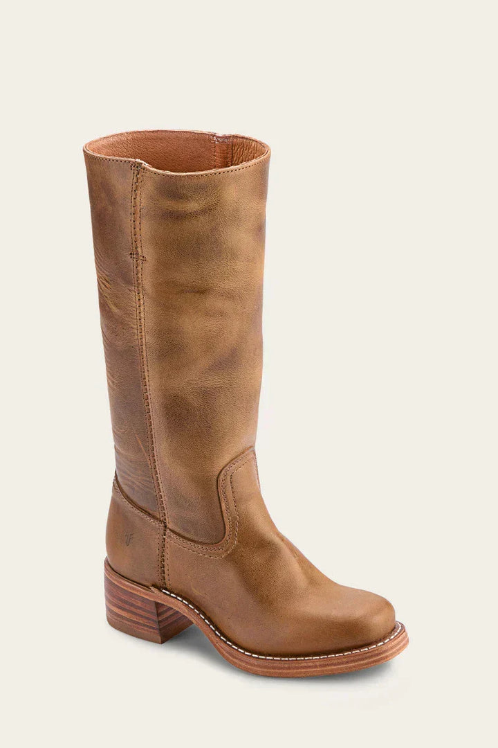 Damen Lederstiefel – Exklusiv, Luxus, Hochwertiges Leder, Lässig für Zuhause und Draußen