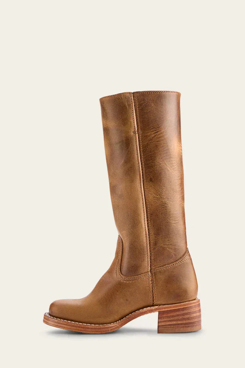 Damen Lederstiefel – Exklusiv, Luxus, Hochwertiges Leder, Lässig für Zuhause und Draußen