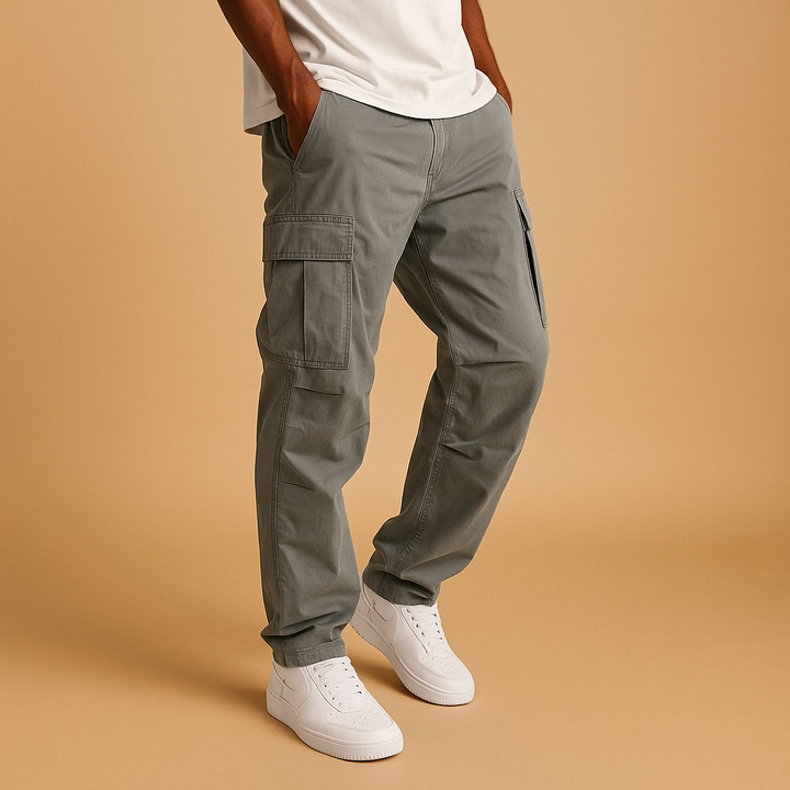 Regulär geschnittene Cargo-Hose für Herren mit Taschen | Mailand