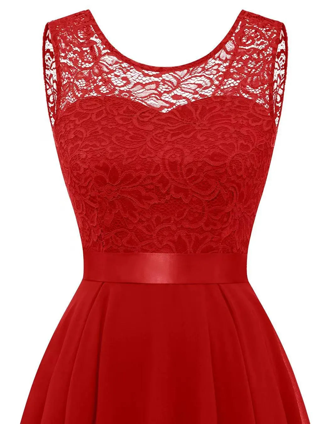 Damen Hochzeitsgastkleid | Ärmellos