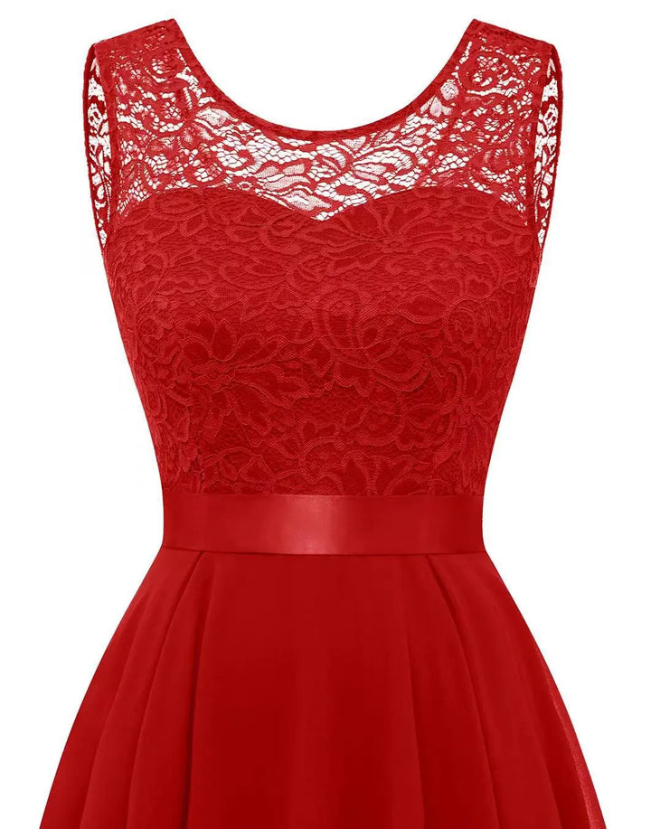 Damen Hochzeitsgastkleid | Ärmellos