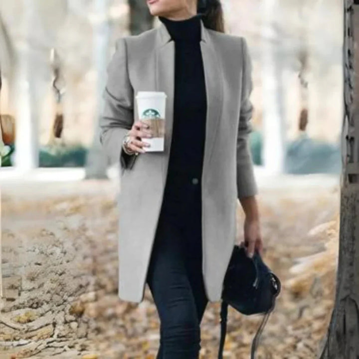 Damen Winterjacke mit Stehkragen - elegante Oberbekleidung mit klassischer Wärme