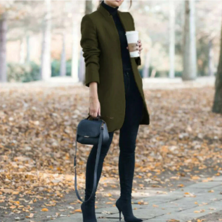 Damen Winterjacke mit Stehkragen - elegante Oberbekleidung mit klassischer Wärme