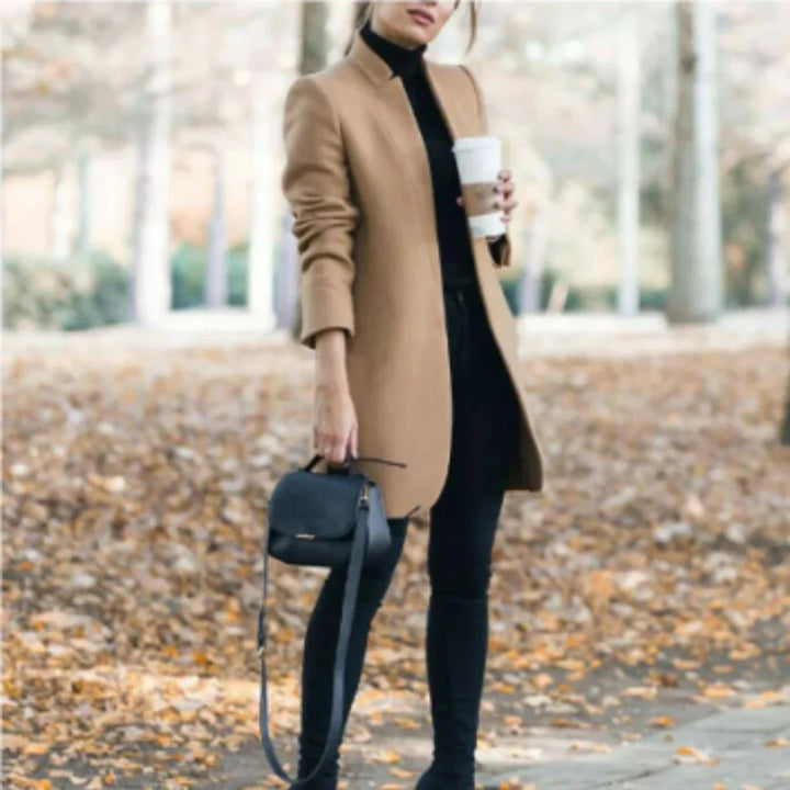Damen Winterjacke mit Stehkragen - elegante Oberbekleidung mit klassischer Wärme