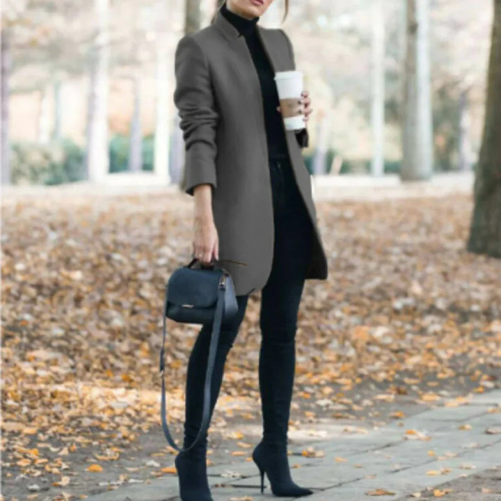 Damen Winterjacke mit Stehkragen - elegante Oberbekleidung mit klassischer Wärme