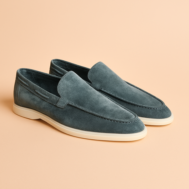 Bequeme Slipper für Herren im Wildleder-Look | Abelard