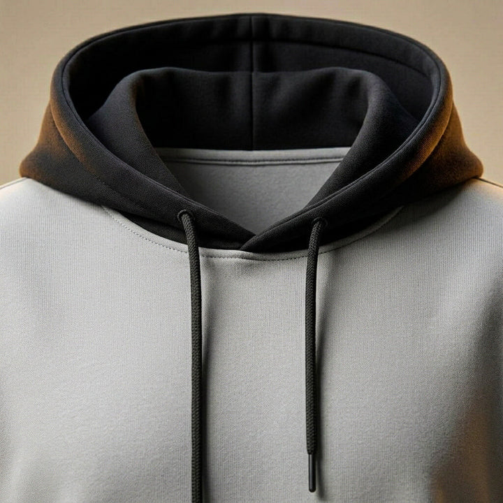 Herren Peruanisches Baumwoll-Hoodie-T-Shirt – Relaxed Fit mit Kängurutasche