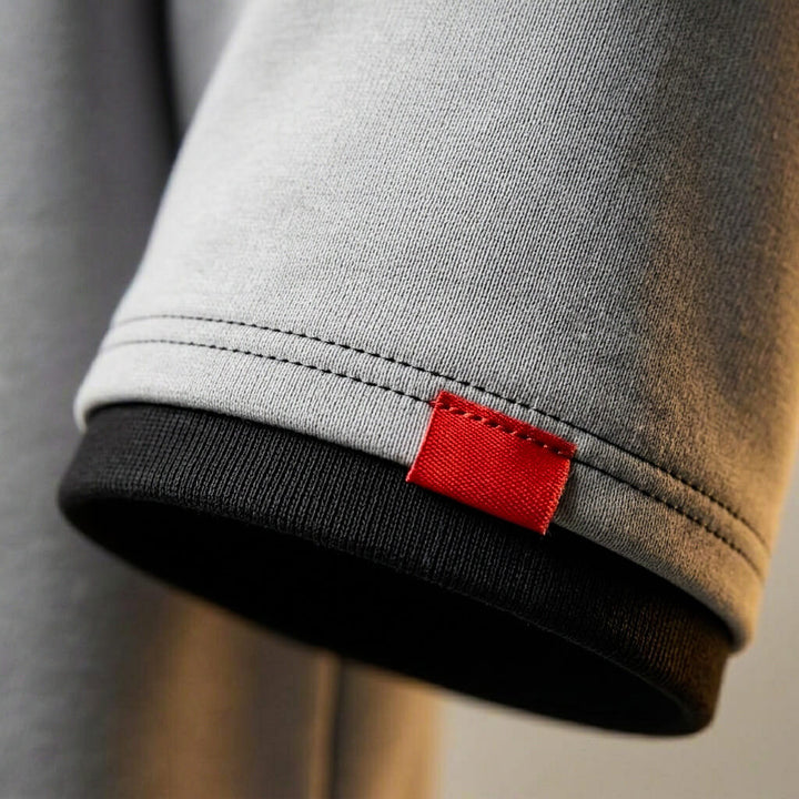 Herren Peruanisches Baumwoll-Hoodie-T-Shirt – Relaxed Fit mit Kängurutasche