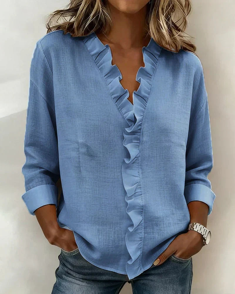 Matilda | Blouse légère à col en V