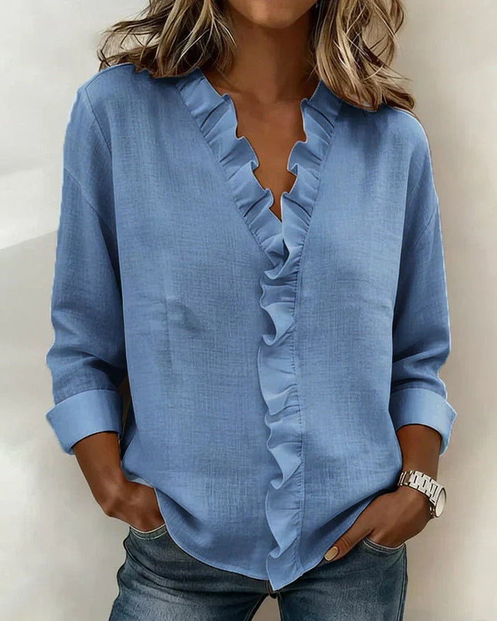 Matilda | Blouse légère à col en V