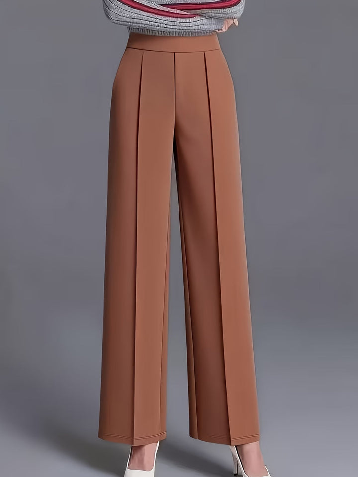 Eviana | Elegante Hochtaillierte Hose mit Schrägtaschen