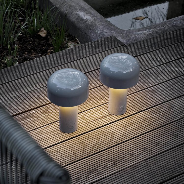 LED Table Lamp | Wireless &amp; Rechargeable | Mushroom Ambient Light