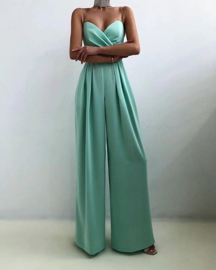 Jumpsuit with Wrap Top – Wide Legged for Women at Weddings
